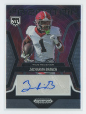 ZACHARIAH BRANCH 2025 Prizm Black #PS-ZBH NIL Prizmatrix Auto SP