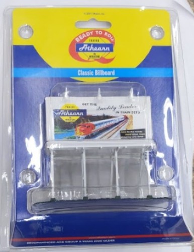 Valla publicitaria clásica de trenes Athearn 7601 HO Atheann | Condition: New