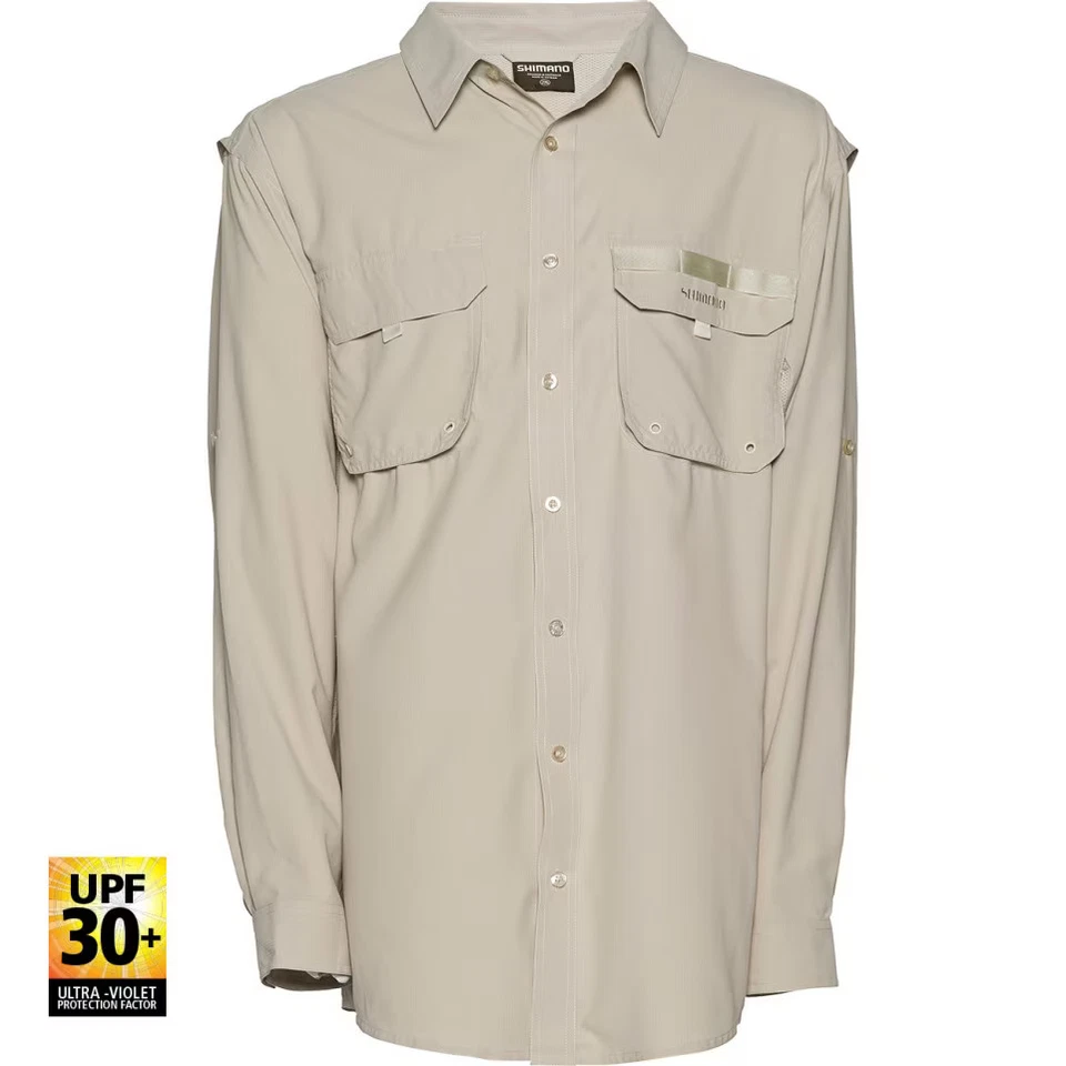 Shimano Ventilated Quick Dry Breathable Fishing Shirt UPF 30+ Sizes S to 3XL - Image 3 of 4