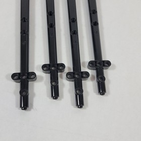 4 LEGO Pirate Ship Black Boat Mast 48002 2x2x20 48002a 4184 71042 7048 4195 6243