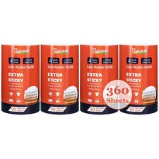 Scotch Brite Lint Roller Refills Extra Sticky, 360 Sheets Total
