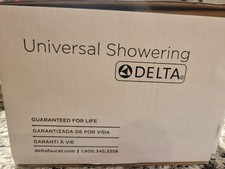Delta In2ition ProClean Matte Black 6-Spray Handheld Shower Head W/ Attachments