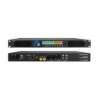Marshall Electronics AR-DM51-B Digital Audio Monitor w 2  LCD New In box