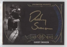 2017 Topps Museum Collection Premium Prints /25 Dansby Swanson Rookie Auto RC