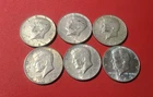 6-40% Silver Kennedy Half Dollars