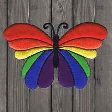 Butterfly Embroidered Patch — Iron On