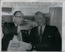 1961 Press Photo William DeWitt President & GM Of Detroit Tigers