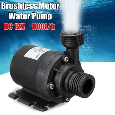 800L/H  DC 12V 5M High Pressure Brushless Submersible Water Pump