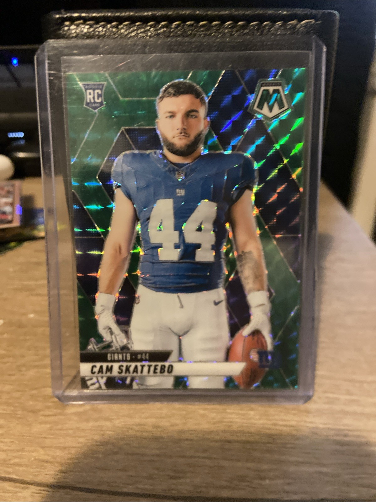 2025 Mosaic Football Cam Skattebo Green Mosaic Rookie Image Variation #271 NYG