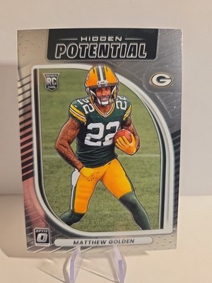 2025 Panini Donruss Optic Football No 6 Matthew Golden Hidden Potential RC