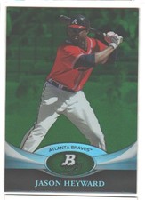 Jason Heyward Pick Your Favorite (Drop Down) Rookie RC Refractor Patch Braves