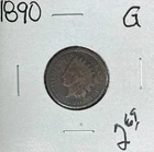 1890 INDIAN HEAD CENT - GOOD ~NICE COIN~