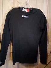 R.E.D. RED Impact Base Layer Top Shirt Size Small Black Biking Outdoors New