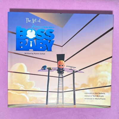 The Art of Boss Baby Dreamworks Hardcover Book