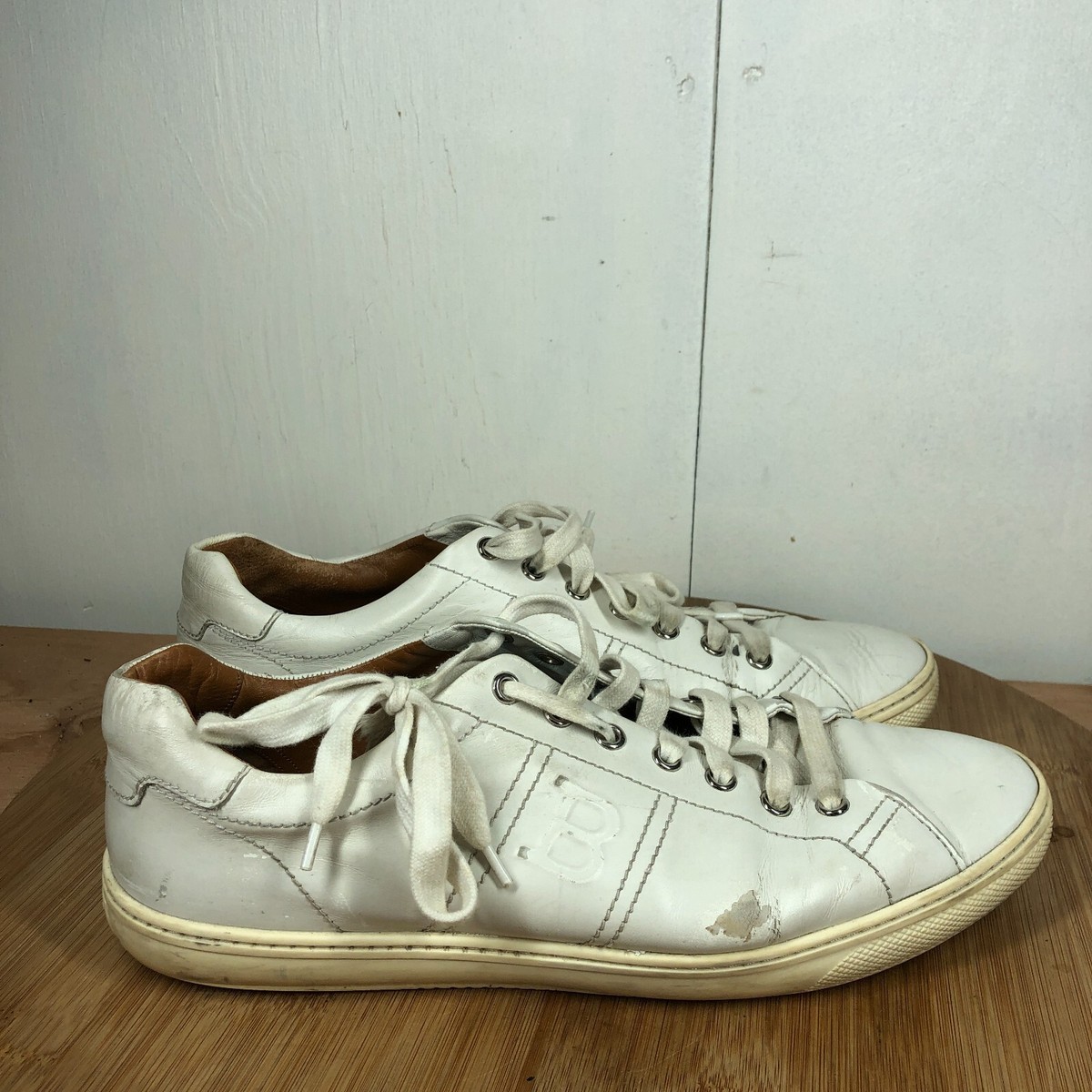 Bally Switzerland Shoes Mens 11.5 D Casual Sneakers White  display picture 3