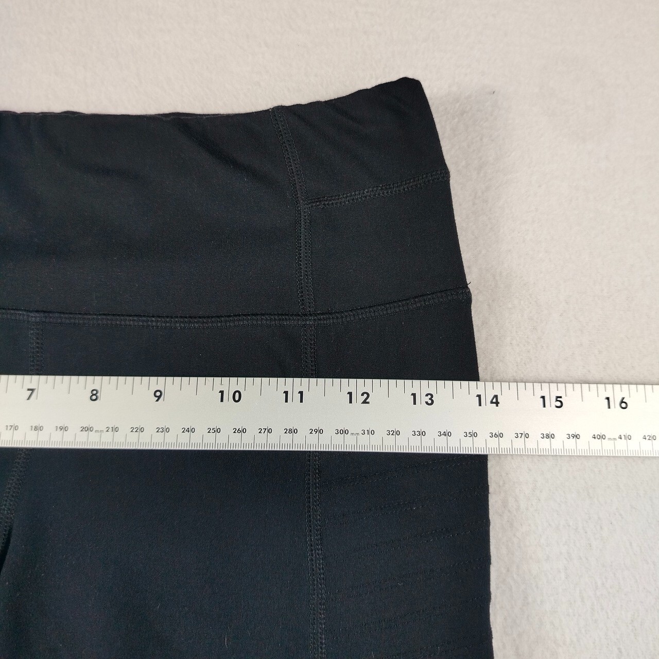 Active Life Leggings Womens Small Black Ankle Mid Rise Elastic Waist Workout