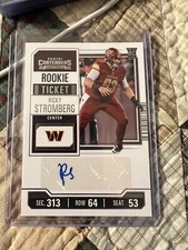 2023-24 Panini Contenders Ricky Stromberg Rookie Auto 