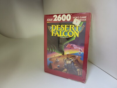 NEW  DESERT FALCON GAME FACTORY SEALED W/CREASED BOX   FOR ATARI 2600 NTSC  #K31