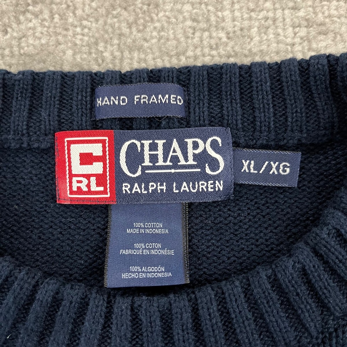 CHAPS RALPH LAUREN ネイビー プルオーバー 90s CHAPS ラルフローレン アノラックパーカー プルオーバー 紺