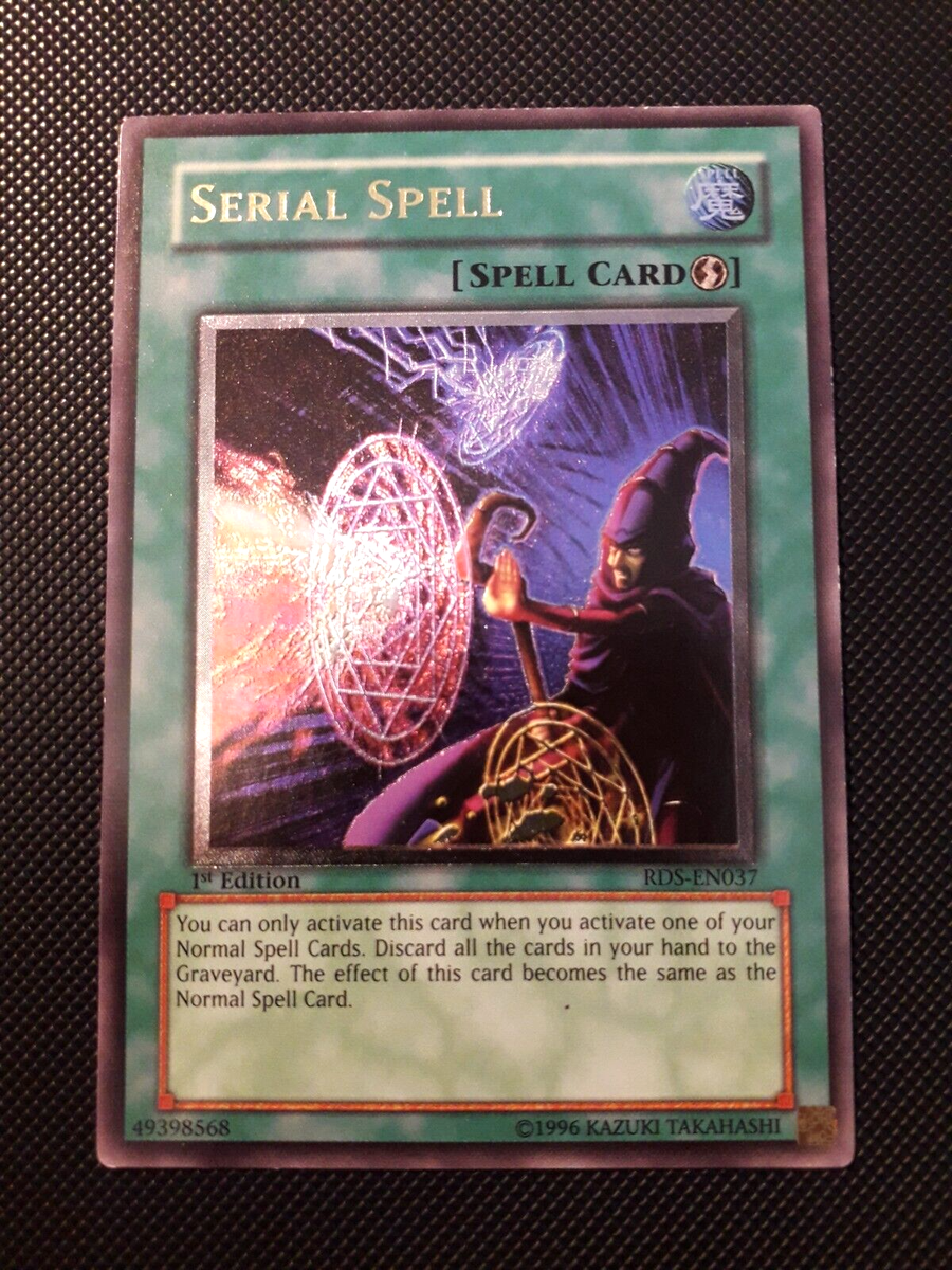 Yu-Gi-Oh! Serial Spell Card - RDS-EN037 Rare 1st Edition From Rise Of Destiny Set
