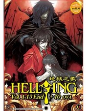 DVD Anime HELLSING Complete TV Series (1-13 End + 10 OVA) English Dub
