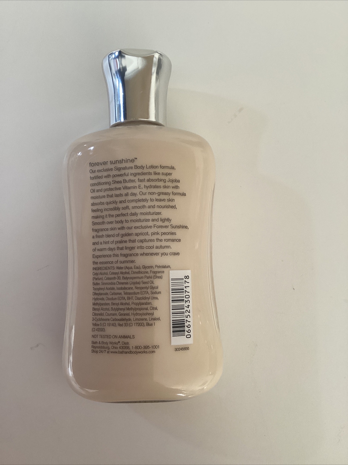 Bath And Bodyworks Forever Sunshine Body Lotion New Unused Free Ship