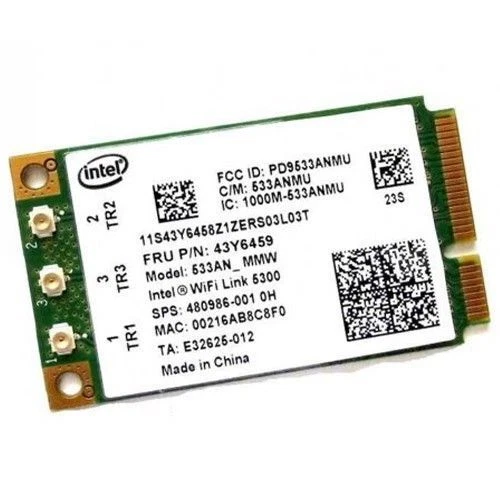Lenovo IBM 43Y6495 Intel 5300 533AN MMW Wireless WLAN WiFi Card Mini PCIe Module