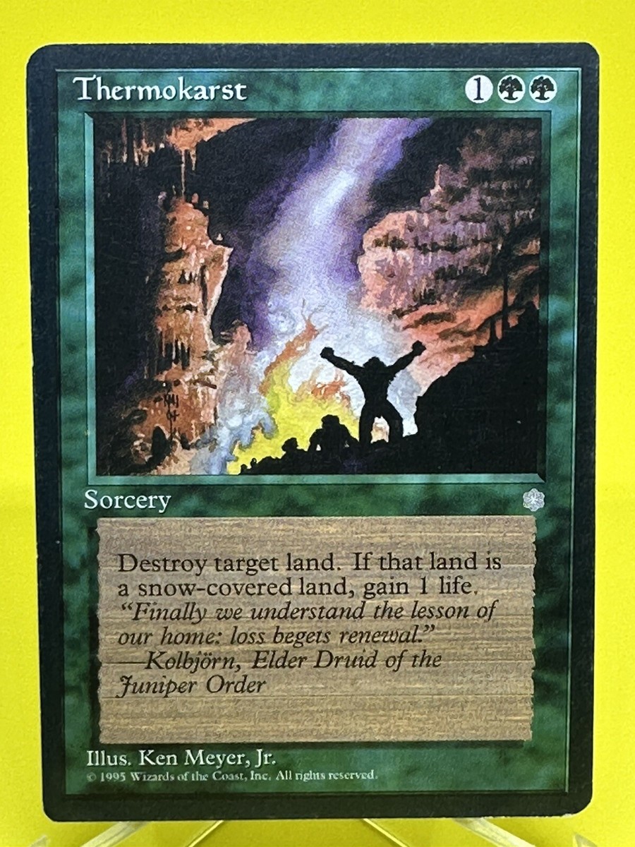MTG Thermokarst Ice Age LP Uncommon LAND DESTRUCTION Fast Shipping |  eBay