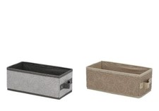 1 Pezzo Contenitore Multiuso Portatutto Organizer in TNT 14 x 28 x 11 cm 2 Co...