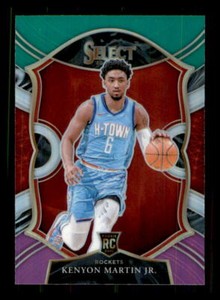 2020 BASKETBALL 2020-21 Panini Select Kenyon Martin Jr. Houston Rockets #98 RC1