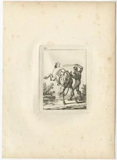 Pl. 65 Antique Horse Etching by Swébach (c.1820)
