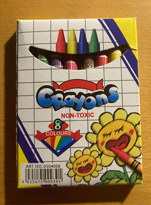 Crayons non toxic: 8 Colours; ungenutzter Artikel, ovp