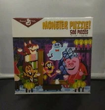 GENERAL MILLS 500 PIECE MONSTER PUZZLE FRANKENBERRY BOO BERRY COUNT CHOCULA NEW