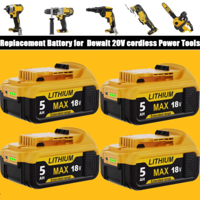 Für DeWalt 18V 5,0Ah DCB184 Akku XR Li-Ion Batterie DCB182 DCB205-2 DCB200-2 Neu