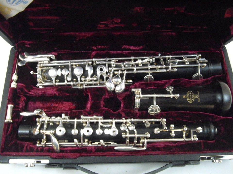 BUFFET CRAMPON PARIS "PRESTIGE" 3613 OBOE MADERA CONSERVATORIO COMPLETO LLAVE DE TERCERA OCTAVA Foto 2 de 4