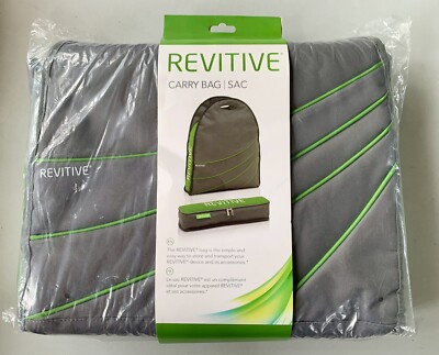 New Revitive Carry Bag Sac Gray Canvas for Circulation Booster & Accessories