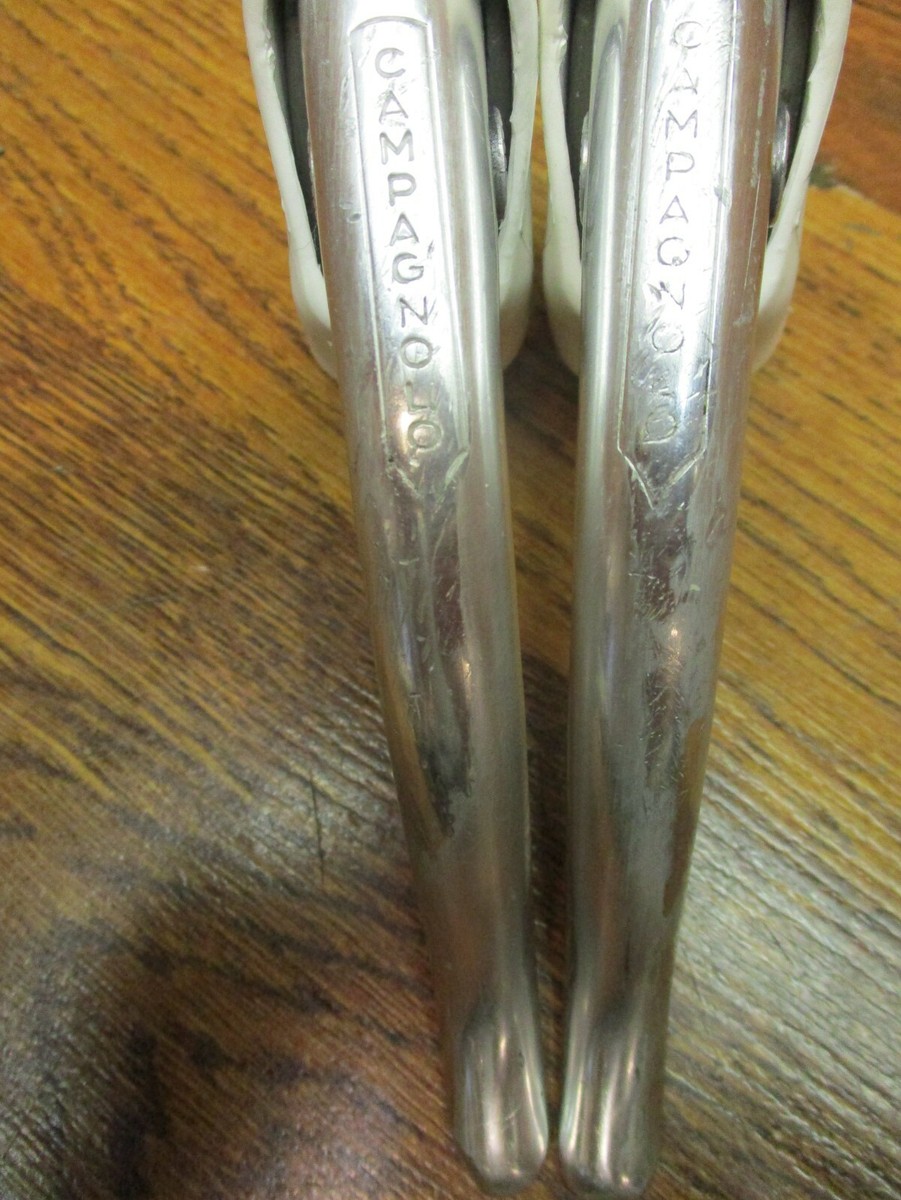 Leviers De Frein Campagnolo C Record Vintage (années 80) - Capots Blancs - Occasion