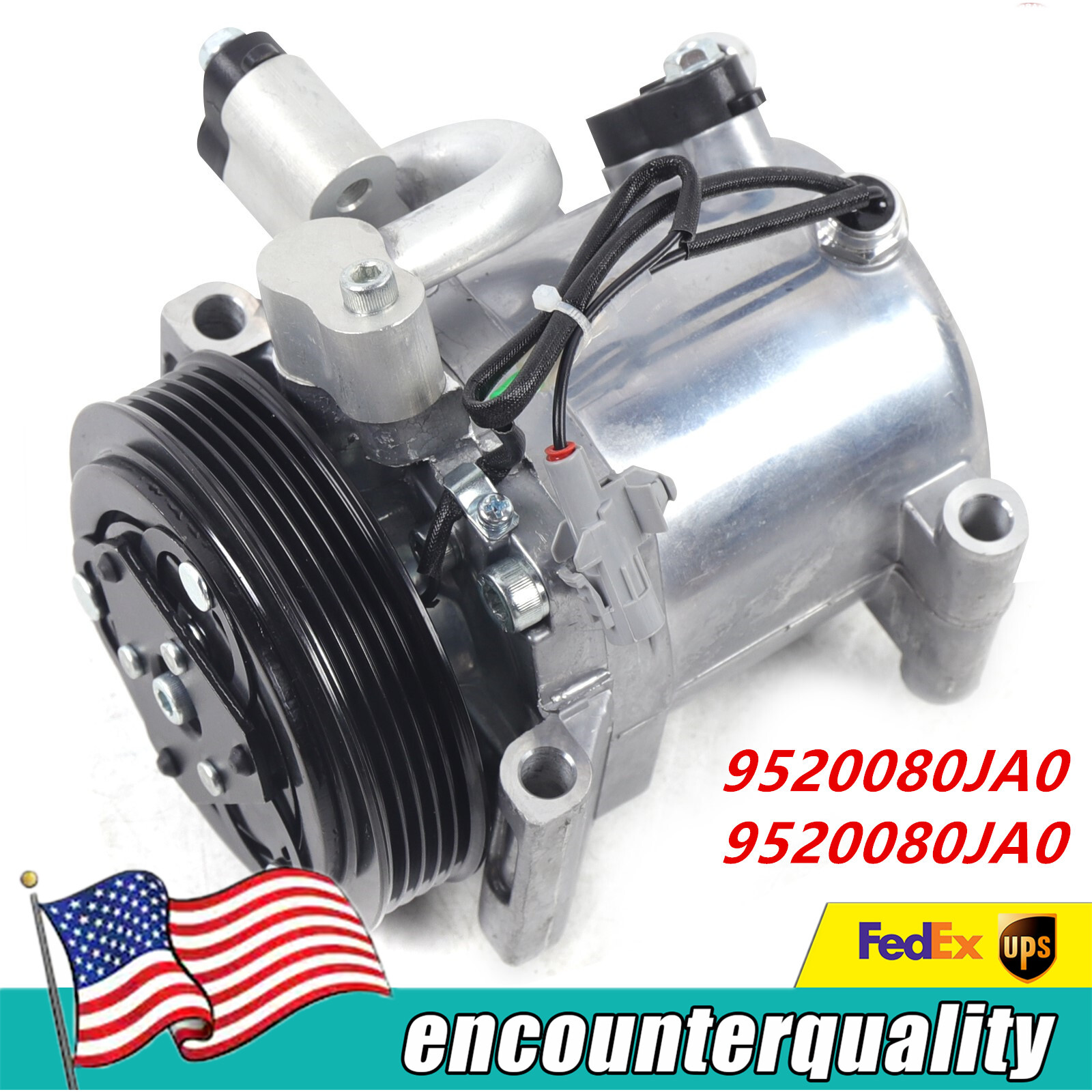 A/C Air Conditioner Compressor w/Clutch For Suzuki SX4 2007 2008 2009 All Models