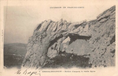 Arguel-Besancon - Felsen D'Arguel, La Alt Kirche -excursion IN Franche-comté