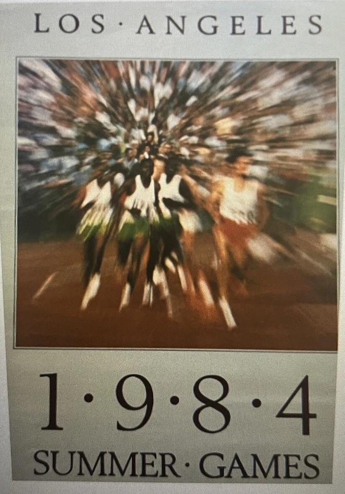 Carteles de la serie de arte de los Juegos Olímpicos de Verano 1984 de Los Ángeles *NUNCA ABIERTOS* Foto 4 de 4