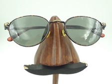 Vintage Guess GU 896SUN DA/AG Gold Metal Tortoise Oval Sunglasses FRAMES ONLY