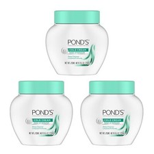 POND S Cold Cream Face Cleanser 9.5 Ounce Pack of 3 for Sensitive Skin
