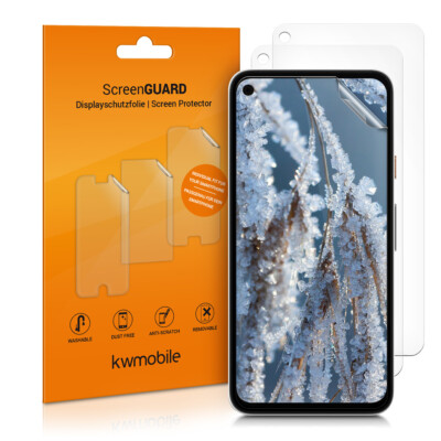 3x Folie für Google Pixel 4a Displayschutzfolie transparent Telefon Cover