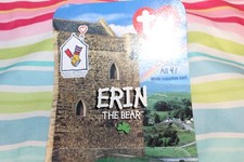 Erin The Bear - McDonalds Ty Teenie Beanie Baby with Rare Errors 1993, OakBrook