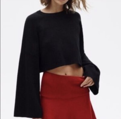 Crop Top Long Knit Top Zara Zara Women's Knit Crop Top Sweater
