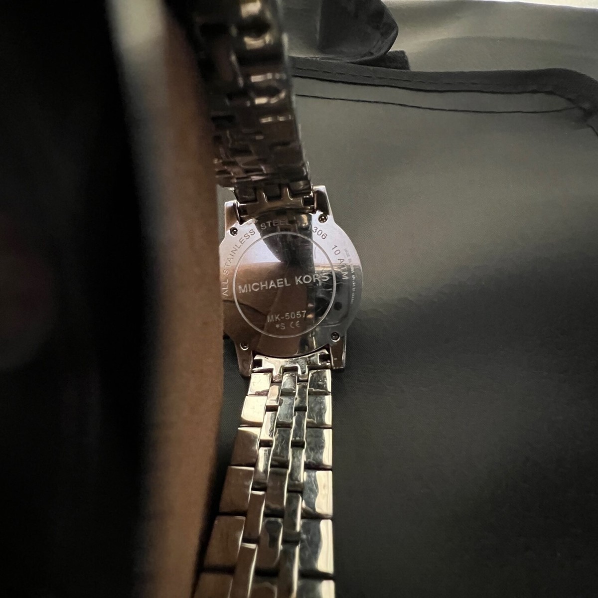 Michael Kors Ladies Gold & Silver Chronograph Watch MK5057 