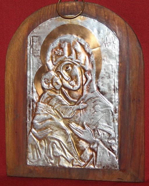 Vintage Religious Wall Decor Plaque Virgin Mary eBay