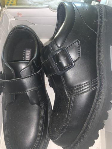 NEW Vintage 90s Chunky Platform Loafers Shoes Grunge Emo Goth Size 7.5 Men’s - Picture 6 of 8