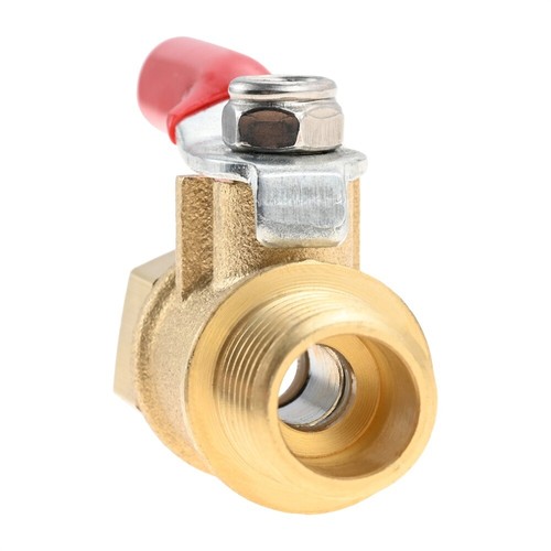 1Pack 1/4" Heavy Duty Air Compressor Brass Ball Valve Shut Off Switch - Picture 4 of 9