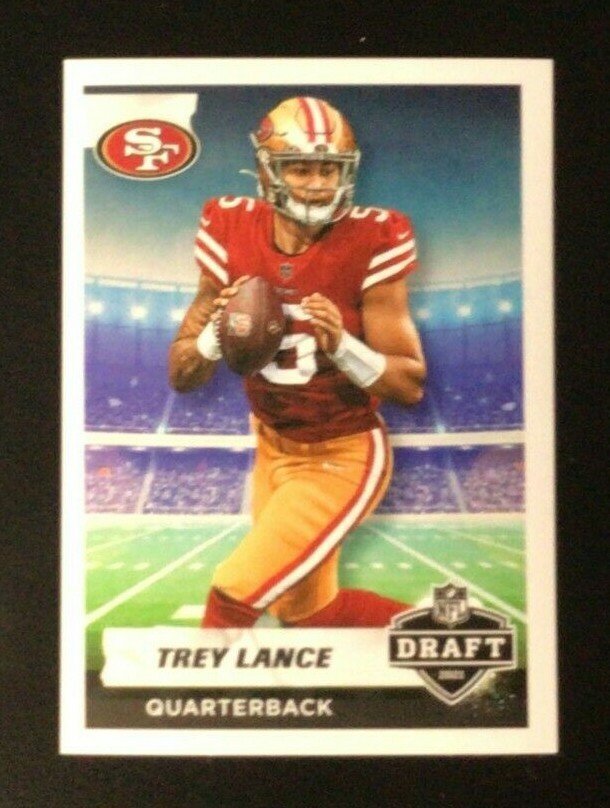 2021 Panini NFL Sticker & Card Collection TREY LANCE 49ERS RC #31 (STICKER)